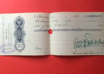 ( 1542 ) Weksel Wystawiony W Łomży? 39