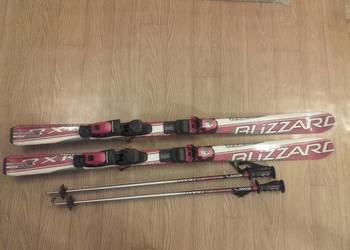 Narty Blizzard RXK 140 plus kijki 95cm
