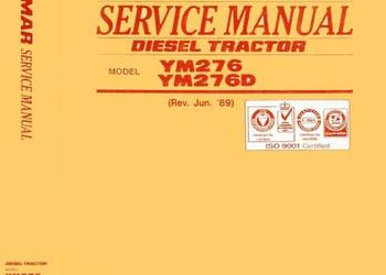 Yanmar YM276D YM276 instrukcja napraw Yanmar YM276D YM276 instrukcja napraw