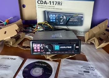 ////ALPINE CDA-117RI I Hi-End I Cały komplet I Ładny stan I USB I