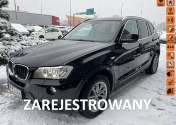 BMW X3 4x4, AUTOMAT, navi, podgrz. fotele, led, bixenon, skóra F25 (2010-)
