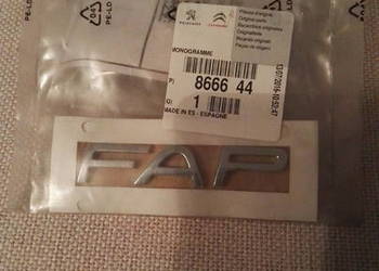 BERLINGO / PARTNER EMBLEMAT ZNACZEK ''FAP'' 8666 44 ORYG