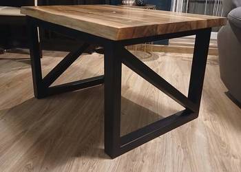 Stolik kawowy orzech loft