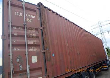 Kontener morski/magazynowy 40'HC, używany, sprawny, 12 m