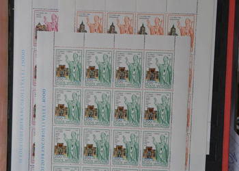 Znaczki. Papież Jan Paweł II Watykan XX** Ks Chrostowski 159 kpl arkusików