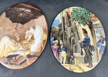 Dwa obrazki na porcelanie Dwa obrazki na porcelanie