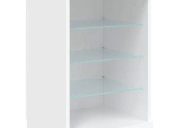Szafka z oświetleniem LED biała 41x37x67 cm WM-836721