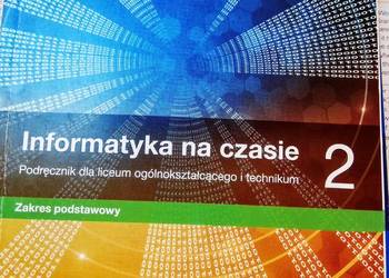 Informatyka na czasie szkoły ponadpodstawowe