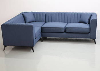 TUG Nowy granatowy Narożnik nowoczesny design kanapa sofa rogówka do salonu