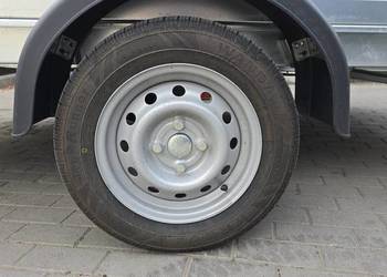 2x koło do przyczepy 155/70 R13 4x100 + 2 nadkola – przebieg 200 km
