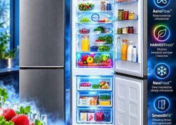 Lodówka Lodówko Zamrażarka Beko B5RCNA345HG1 HarvestFresh No Frost AeroFlow