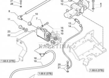 New Holland T6010 Zawór 84157669