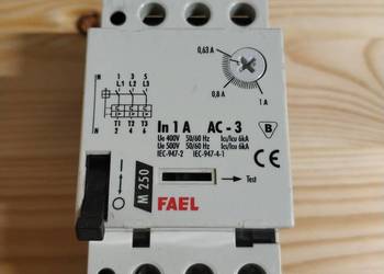 Wyłącznik silnikowy termik M250 0.63-1.0A
