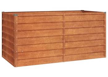 vidaXL Podwyższona donica, rdzawa, 160x80x77 cm(SKU:151959)