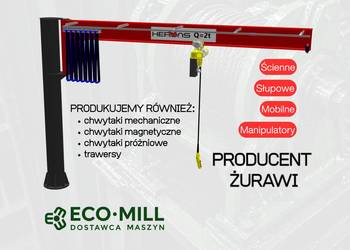 Żuraw słupowy Q=125 / 250 / 500 / 1000 / 2000 / 3200 / 5000kg - Producent