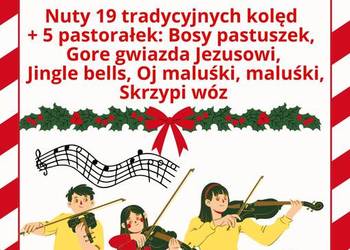 Kolędy na skrzypce - nuty 24 kolęd, słowa, mp3, nowe, łatwe, skrzypce