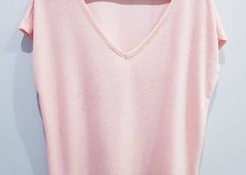 Połyskujaca damska bluzeczka z dekoltem V Mohito