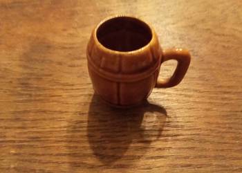 Mini kufel brązowy. PRL