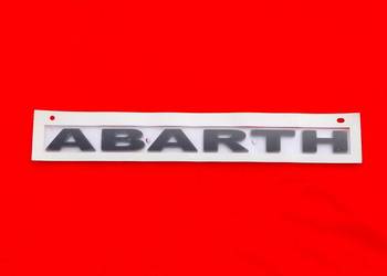 Nowy znaczek emblemat napis litery ABARTH 25cm oryginał Fiat 500 595 695
