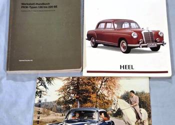 MERCEDES Ponton Książka Serwisowa Historyczna i folder
