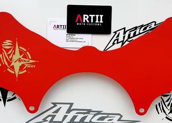 Forkshield METAL AfricaTwin ADVENTURE SPORTS DGS DAK RED