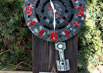 Zegar z wahadłem Motoryzacja Loft Patyna