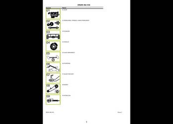 CLAAS ERGOS 466-436 katalog części po Polsku
