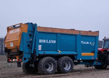 Rozrzutnik obornika Rolland Rollmax 6325 talerze tandem 2014 r
