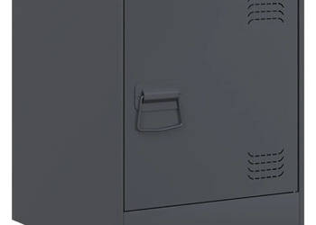 Szafka nocna antracytowa 345x39x44 cm stal WM-841611