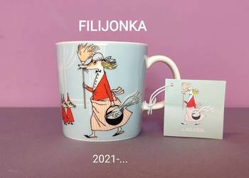 MUMINKI kubek Moomin Arabia Finland - FILIJONKA - naklejka i zawieszka