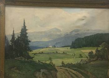 Sprzedam przedwojenne obrazy z Dolnego Šląska.