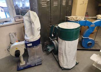 Odciąg trocin pyłu do piły grubościówki heblarki jedno workowy 1 2 i 3