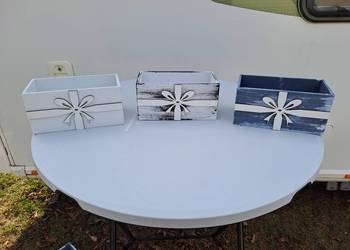 Flower box  osłonki drewniane dekoracyjne