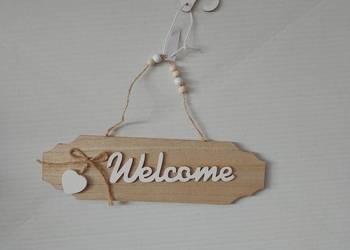 Zawieszka dekoracja drzwi Welcome