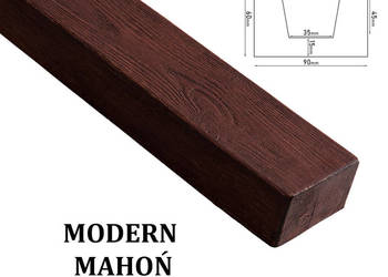 Belka Modern 9x6 cm MAHOŃ