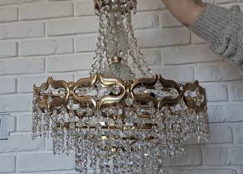 Żyrandol z kryształkami