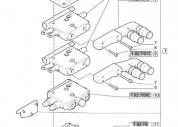 New Holland T6010 T6090 T6070 Zawór sterujący 87546165
