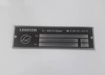 Tabliczka znamionowa Lemken