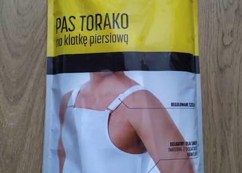 Pas Torako na klatkę piersiową Pani Teresa Medica biały rozmiar L