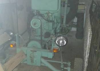 Traktorek SAM esiok z maszynami