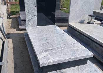 Nagrobek Viscount white plus Szwed 190 cm x 90 cm Strzegom