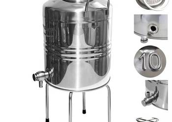 Beczka Antałek Dyspenser dozownik stal nierdzewna inox 10L z kranikiem 1/2"