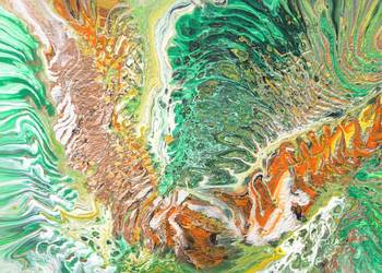 obraz acryl"Podróż w nieznane" 60x 80 cm