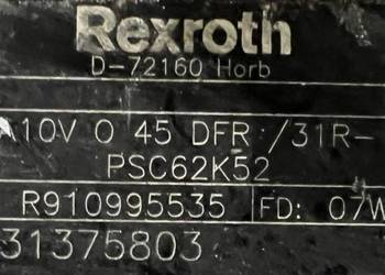 Rexroth A10V O 45 DFR /31R-PSC62K52 ( R910995535 ) Pompa hydrauliczna