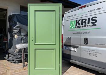 Drzwi drewniane retro 6011 z opaską ozdobna NA KAZDY WYMIAR