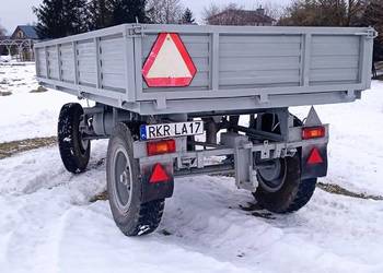 przyczepa wywrotka d732 rolnicza autosan d47 d35 d45 zarejestrowana 4t
