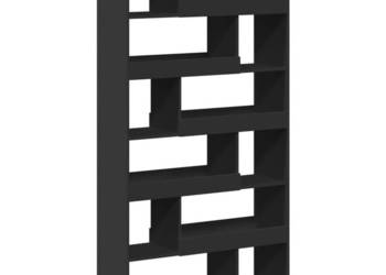 Regał/przegroda czarny 100x33x1875 cm WM-3309502