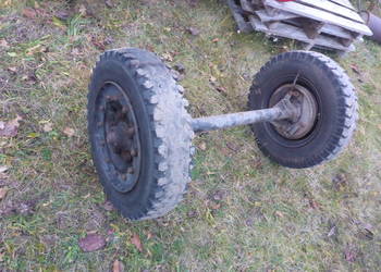 oś ośka fabryczna rolnicza 23x5 opony koła wzmacniane od widlaka