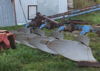 Pług rabewerk 4 okładnie grube lemiesze koło gumowe