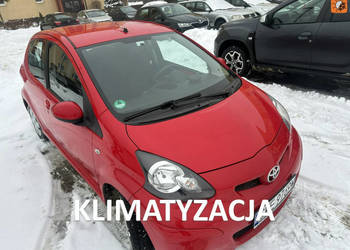 Toyota Aygo 5 drzwi, niski przebieg, klimatyzacja, isofix, nowe opony zimo…